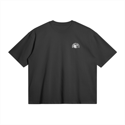 COMMUNITY AROUND THE GLOBE T SHIRT FADED BLACK (OVERSIZED)