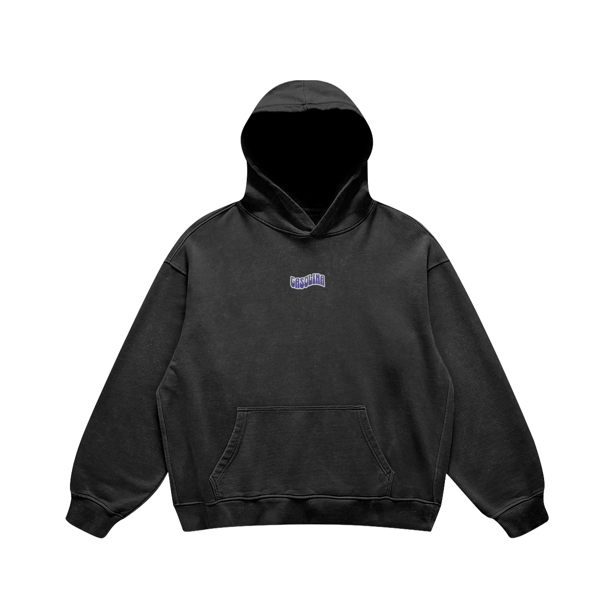 SUPERMOTO LIFE STYLE HOODIE FADED BLACK (OVERSIZED)