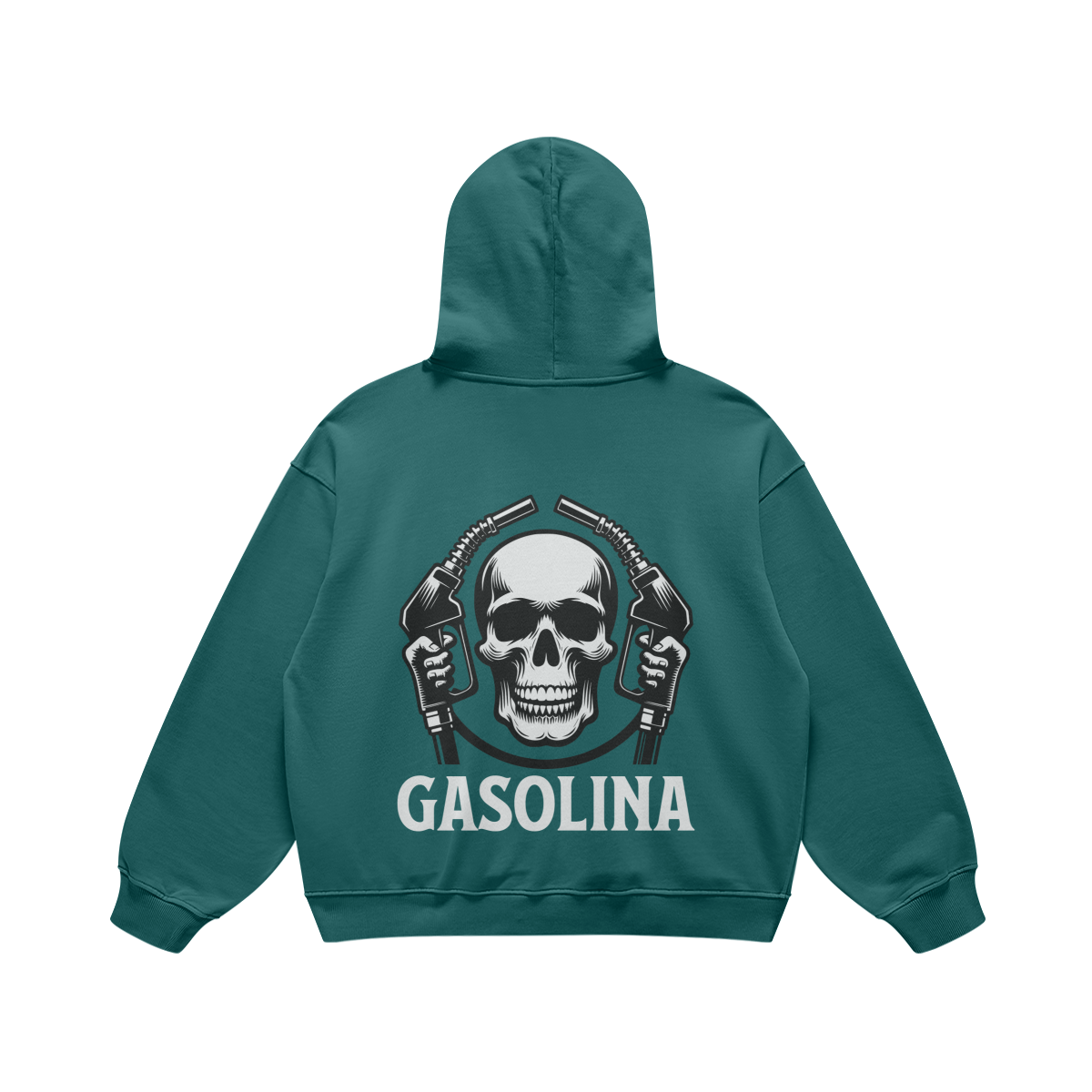 GASOLINA ORIGINAL HOODIE BLUEISH GREEN (OVERSIZED)