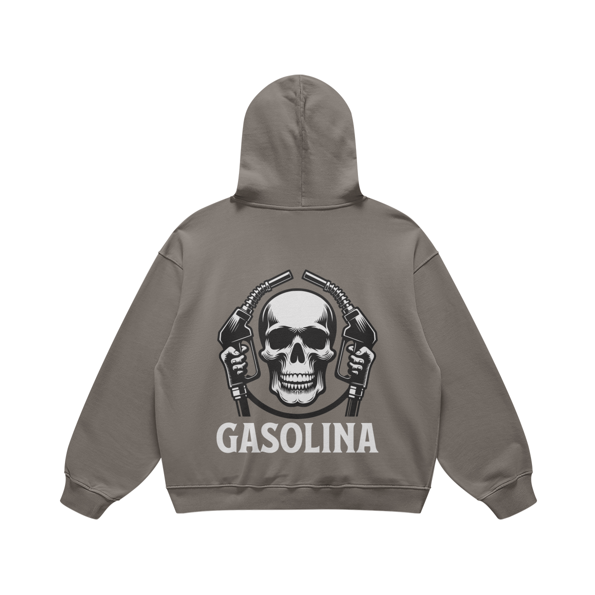 GASOLINA ORIGINAL HOODIE GREY (OVERSIZED)