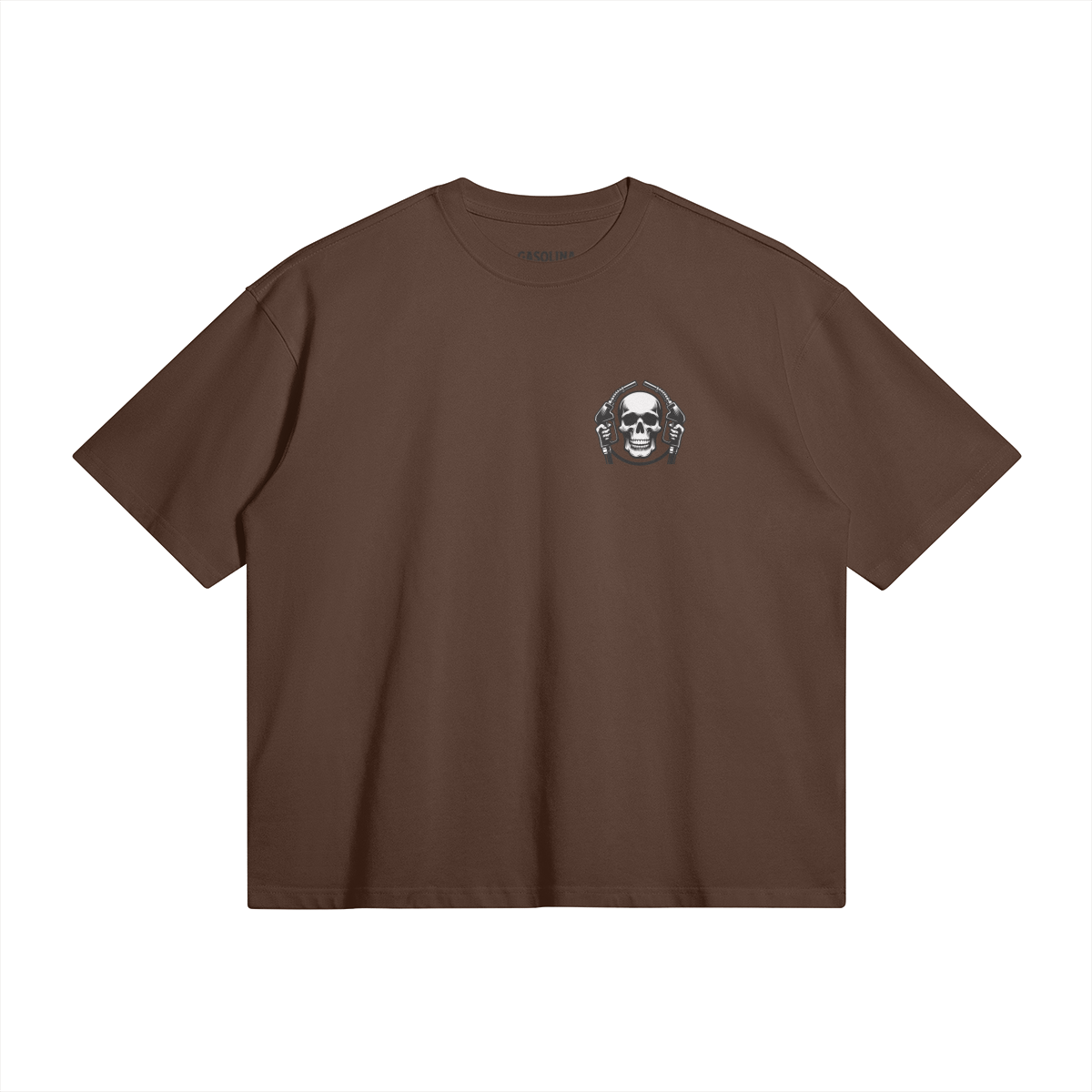 GASOLINA ORIGINAL T SHIRT DARK BROWN (OVERSIZED)