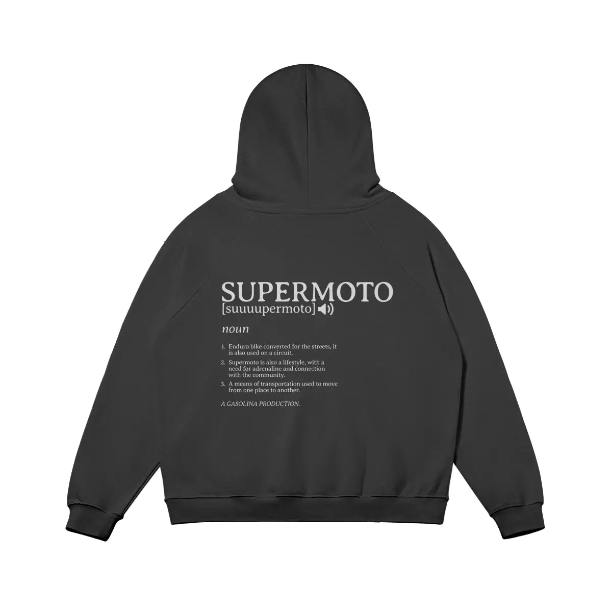 SUPERMOTO TRANSLATE HOODIE (OVERSIZED)